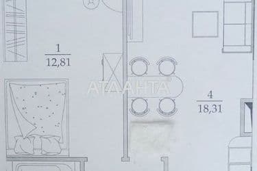 1-кімнатна квартира за адресою вул. Спортивна (площа 42,5 м²) - Atlanta.ua - фото 22