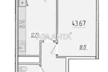 1-кімнатна квартира за адресою вул. Краснова (площа 44 м²) - Atlanta.ua - фото 7