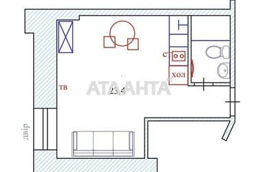 1-room apartment apartment by the address st. Uspenskaya Chicherina (area 23,4 m²) - Atlanta.ua - photo 14