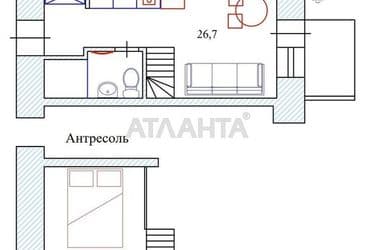 1-room apartment apartment by the address st. Uspenskaya Chicherina (area 26,7 m²) - Atlanta.ua - photo 19