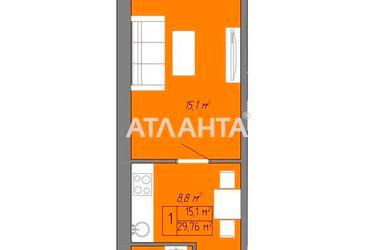 1-комнатная квартира по адресу Небесной Сотни пр. (площадь 33 м²) - Atlanta.ua - фото 30