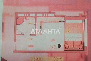 1-room apartment apartment by the address st. Paustovskogo (area 27 m²) - Atlanta.ua - photo 10