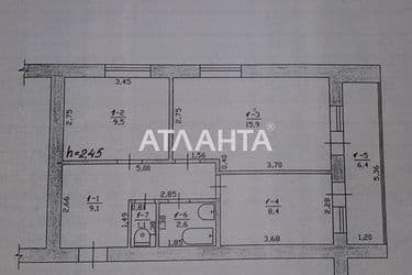 2-rooms apartment apartment by the address st. Tsentralnaya (area 46 m²) - Atlanta.ua - photo 32