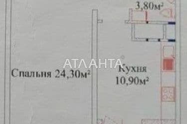 1-комнатная квартира по адресу ул. Жаботинского (площадь 43,4 м²) - Atlanta.ua - фото 16