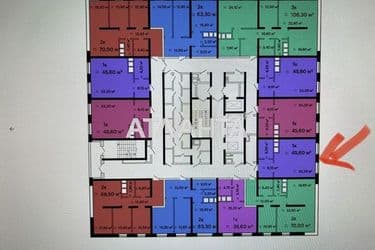 1-кімнатна квартира за адресою вул. Гагарінське плато (площа 45,6 м²) - Atlanta.ua - фото 11