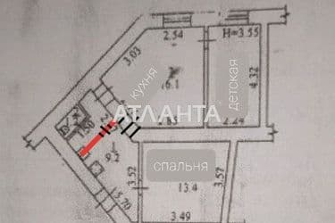 2-rooms apartment apartment by the address st. Knizhnyy per (area 50 m²) - Atlanta.ua - photo 20