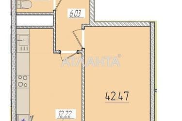 1-room apartment apartment by the address st. Krasnova (area 42,7 m²) - Atlanta.ua - photo 8