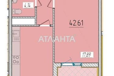 1-кімнатна квартира за адресою вул. Краснова (площа 42,6 м²) - Atlanta.ua - фото 6