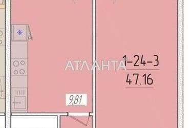 1-кімнатна квартира за адресою вул. Краснова (площа 42,3 м²) - Atlanta.ua - фото 6