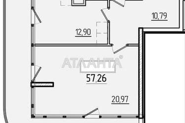 1-room apartment apartment by the address st. Krasnova (area 57,0 m²) - Atlanta.ua - photo 4