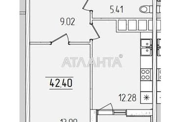 1-кімнатна квартира за адресою вул. Краснова (площа 42,4 м²) - Atlanta.ua - фото 10