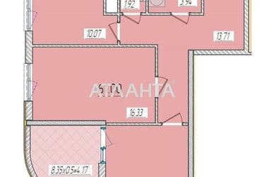 2-кімнатна квартира за адресою вул. Краснова (площа 61,4 м²) - Atlanta.ua - фото 10
