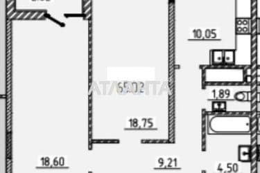 2-кімнатна квартира за адресою вул. Краснова (площа 65 м²) - Atlanta.ua - фото 4