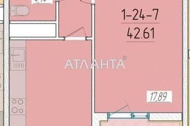 1-кімнатна квартира за адресою вул. Краснова (площа 41,6 м²) - Atlanta.ua - фото 4