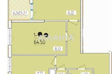 2-кімнатна квартира за адресою вул. Краснова (площа 64,5 м²) - Atlanta.ua - фото 6