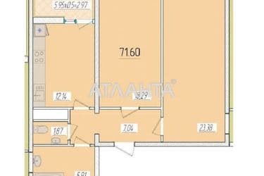 2-кімнатна квартира за адресою вул. Краснова (площа 70,4 м²) - Atlanta.ua - фото 4