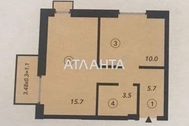 1-кімнатна квартира за адресою Середньофонтанський пров. (площа 38,5 м²) - Atlanta.ua - фото 8