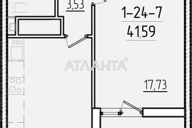 1-кімнатна квартира за адресою вул. Краснова (площа 41,1 м²) - Atlanta.ua - фото 32