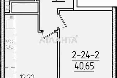 1-кімнатна квартира за адресою вул. Краснова (площа 40,7 м²) - Atlanta.ua - фото 6