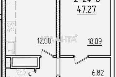 2-кімнатна квартира за адресою вул. Краснова (площа 70,4 м²) - Atlanta.ua - фото 6