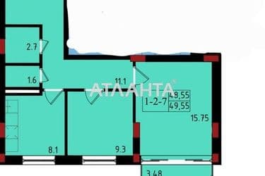 2-кімнатна квартира за адресою Небесної сотні пр. (площа 49,6 м²) - Atlanta.ua - фото 8