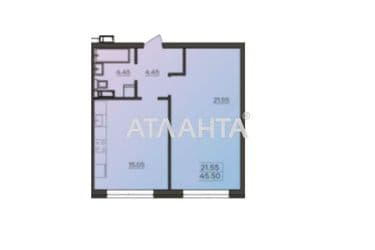 1-room apartment apartment by the address st. Marselskaya (area 45,5 m²) - Atlanta.ua - photo 8