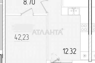 1-кімнатна квартира за адресою вул. Краснова (площа 42,2 м²) - Atlanta.ua - фото 10