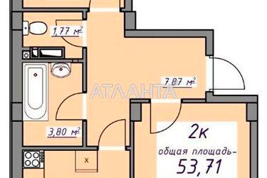 2-кімнатна квартира за адресою вул. Масив 10 (площа 54,2 м²) - Atlanta.ua - фото 13