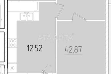 1-кімнатна квартира за адресою вул. Краснова (площа 42,9 м²) - Atlanta.ua - фото 12