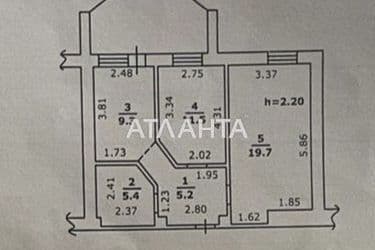 2-комнатная квартира по адресу ул. Бабаджаняна марш. (площадь 52,0 м²) - Atlanta.ua - фото 20