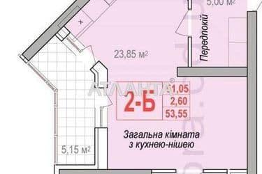2-rooms apartment apartment by the address st. Geroev Krut Tereshkovoy (area 53,6 m²) - Atlanta.ua - photo 9
