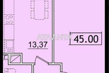 1-кімнатна квартира за адресою вул. Сахарова (площа 44,3 м²) - Atlanta.ua - фото 14
