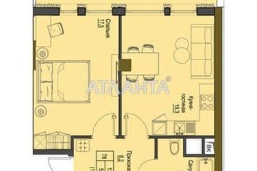 1-room apartment apartment by the address st. Frantsuzskiy bul Proletarskiy bul (area 54,3 m²) - Atlanta.ua - photo 6
