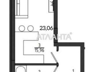 1-кімнатна квартира за адресою вул. Чехова (площа 23,1 м²) - Atlanta.ua - фото 6