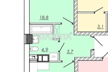 1-комнатная квартира по адресу Овидиопольская дор. (площадь 42,7 м²) - Atlanta.ua - фото 18