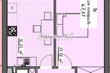 1-room apartment apartment by the address st. Kurortnyy per (area 47,6 m²) - Atlanta.ua - photo 21