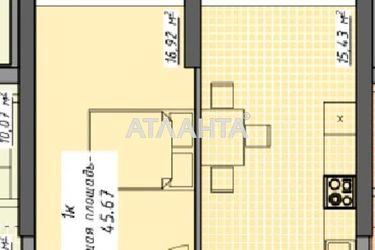 1-кімнатна квартира за адресою Курортний пров. (площа 45,7 м²) - Atlanta.ua - фото 27