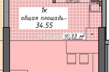 1-комнатная квартира по адресу Курортный пер. (площадь 34,2 м²) - Atlanta.ua - фото 25