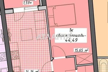 1-комнатная квартира по адресу Курортный пер. (площадь 47,6 м²) - Atlanta.ua - фото 18