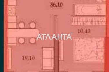 1-room apartment apartment by the address st. Vilyamsa ak (area 38,8 m²) - Atlanta.ua - photo 10