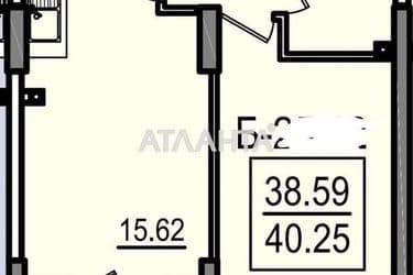 1-кімнатна квартира за адресою вул. Дача Ковалевського (площа 41,2 м²) - Atlanta.ua - фото 8