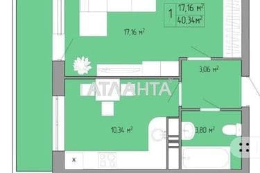 1-room apartment apartment by the address st. Pishonovskaya (area 41 m²) - Atlanta.ua - photo 8