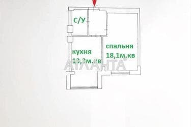 1-room apartment apartment by the address st. Nebesnoy Sotni pr Zhukova marsh pr Leninskoy iskry pr (area 39,3 m²) - Atlanta.ua - photo 17