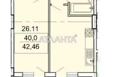 1-кімнатна квартира за адресою вул. Педагогічна (площа 51 м²) - Atlanta.ua - фото 18