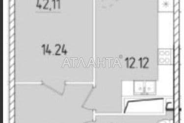 1-комнатная квартира по адресу ул. Краснова (площадь 41,7 м²) - Atlanta.ua - фото 8