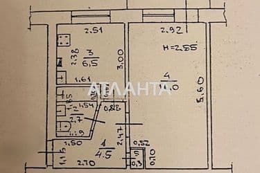 1-кімнатна квартира за адресою Гагаріна пр. (площа 31 м²) - Atlanta.ua - фото 20