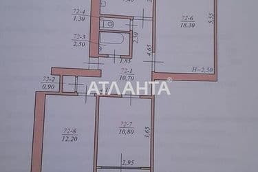 3-комнатная квартира по адресу ул. Комарова Володимира (площадь 76,8 м²) - Atlanta.ua - фото 22