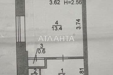 1-кімнатна квартира за адресою вул. 1 травня (площа 20,2 м²) - Atlanta.ua - фото 11