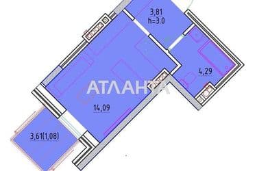 1-кімнатна квартира за адресою Фонтанська дор. (площа 23,3 м²) - Atlanta.ua - фото 3