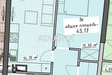 1-кімнатна квартира за адресою Курортний пров. (площа 45,1 м²) - Atlanta.ua - фото 13